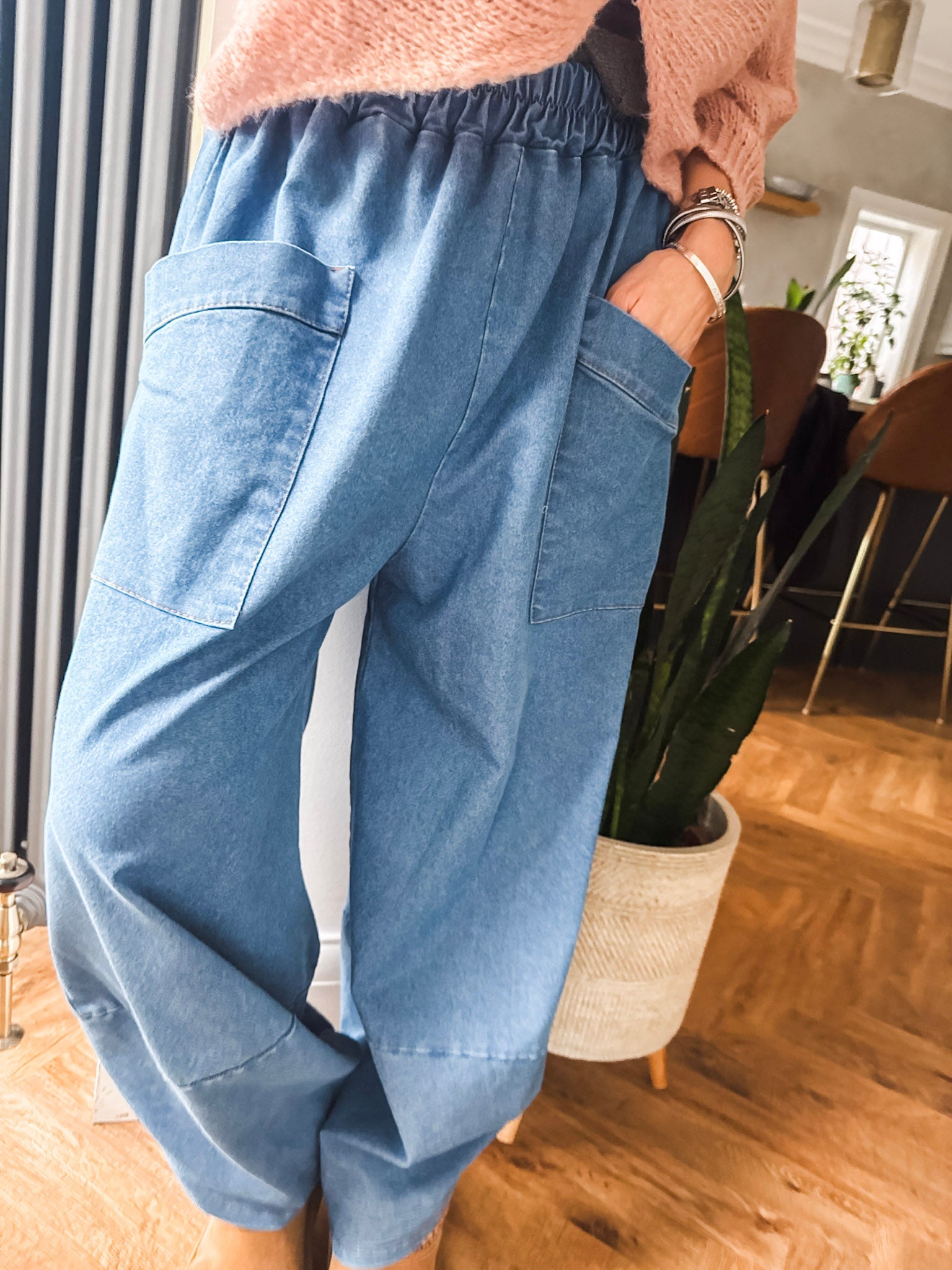 Denim Balloon Trousers – MOO BOU