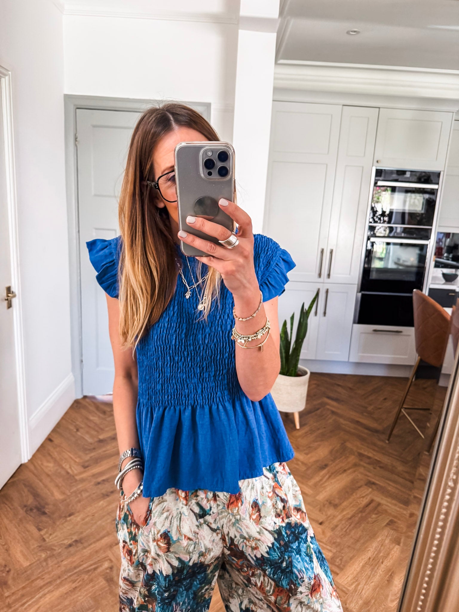 Frill Sleeve Shirred Top – MOO BOU