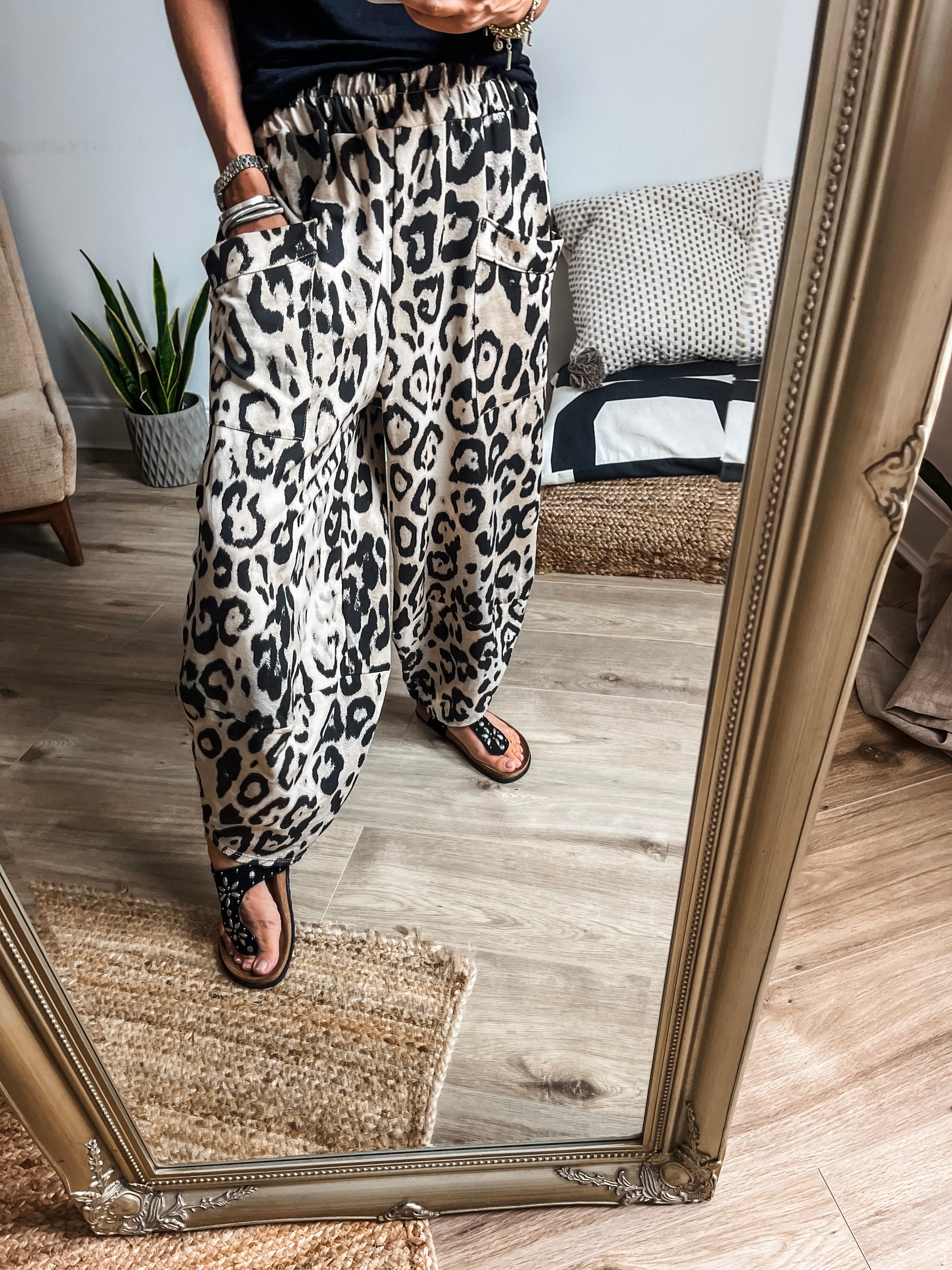 Leopard Print Balloon Trousers – MOO BOU